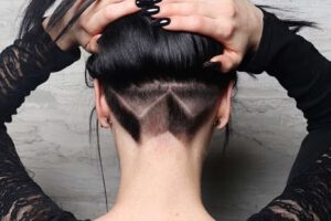 Hair Undercut geometric