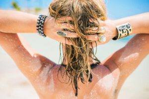 Protect Hair in Summer hair sun damage