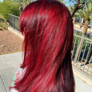 The Hair Standard Las Vegas Katlin Zajac reds